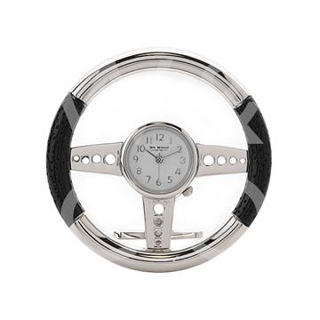 Collectable Miniature Clock- Steering Wheel gift miniature small clock steering wheel car lover