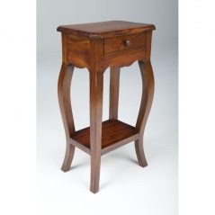 Solid Mahogany Telephone Table with 1 Drawer