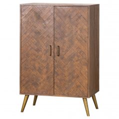 drinks/wine cabinet with parquet pattern doors