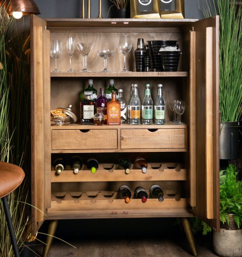 Drinks Cabinet with Parquet Doors 3 drinks cabinet