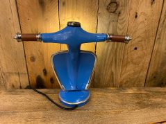 blue scooter table lamp