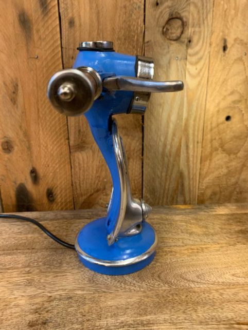 dark blue vespa lamp limited edition unique blue vespa table lamp