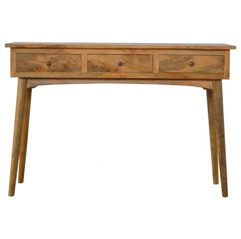 light mango wood console table with 3 drawers dorset light mango wood console table with 3 drawers dorset