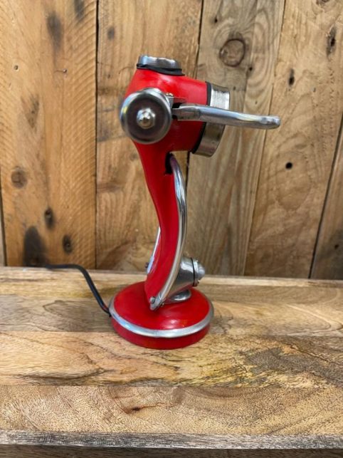 small red vespa laml vespa lamp great gift idea for him