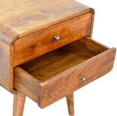 solid mango wood side table