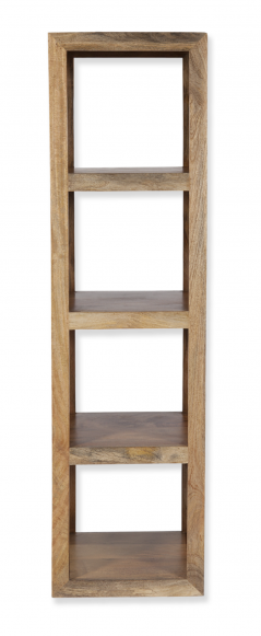 Solid Light Mango Wood Vertical Cube Units (4 Sizes)