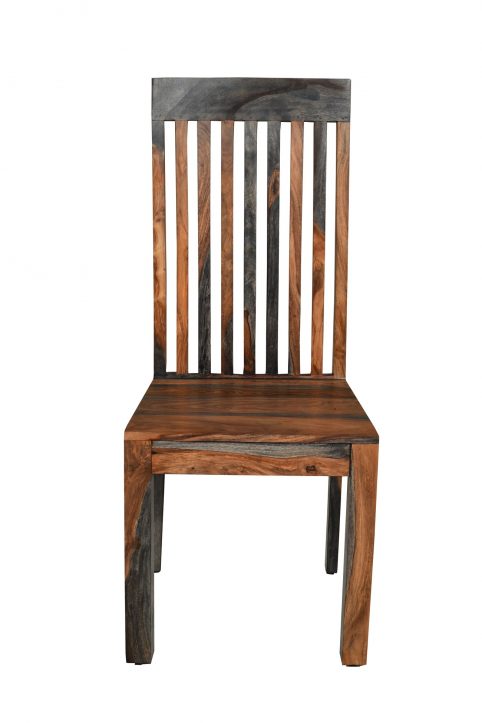 Solid Fired Finish Sheesham Dining Chair