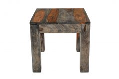 Solid Fired Finish Sheesham Wood Lamp Table