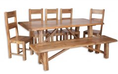 Solid Light Rustic Mango Wood Benches (3 Sizes)