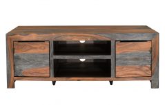 Solid Sheesham Fired Finish Large TV unit.