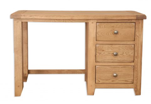 Solid Rustic Oak Wood Dressing Table