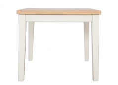 Perpignan Ivory Painted Solid Oak Dining Table