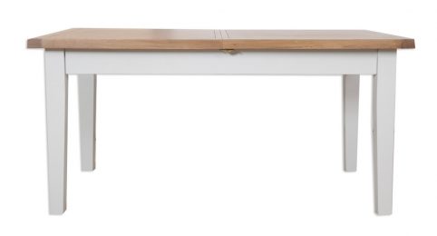 Natural Oak & Grey Painted Dinning Table (medium) sold oak grey paint extending dinning table