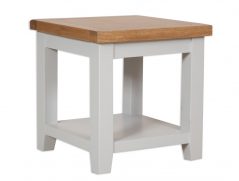 solid oak lamp table