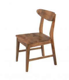 Fiordland Solid Natural Mango Wood Dining Chair