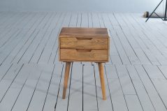 Fiordland Solid Natural Mango Wood Side Table