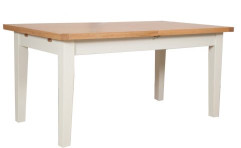 white painted solid oak large french style extending dinning table mainland uk delivery elegant simple in finish extending dinning table