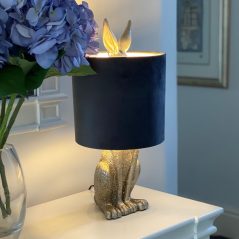 silver hare unique animal table lamp uk delivery