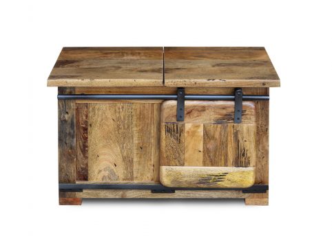 Solid Rustic Mango Wood Coffee/Storage Table