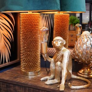 the monkey gold lamp