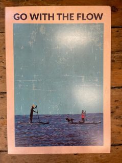 A3 Go With The Flow Poster Print