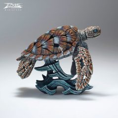 Sea Turtle Bust Sculpture Miniature