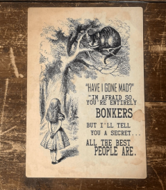 Indoor & Outdoor Wall Décor with Prints and Metal Plaques- The Comprehensive Guide 6 Am I going mad metal plaque